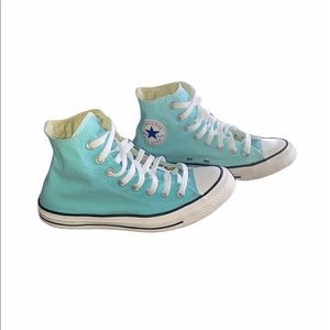 Women’s Aqua Blue Converse AllStar Hi Top